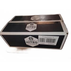 Starbucks Nitro Cold Brew Black Unsweetened 8-Pack 9.6oz